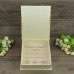 Silk Box Wedding Invitation Card Elegant Invitation with Paper Box